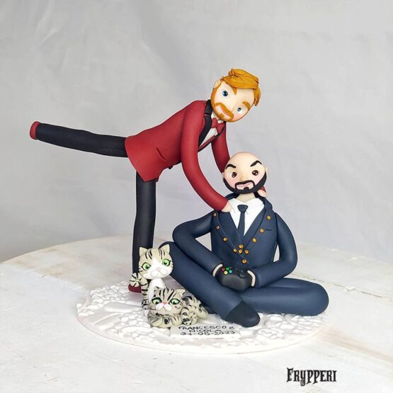 Cake Topper Ballerino Gatti