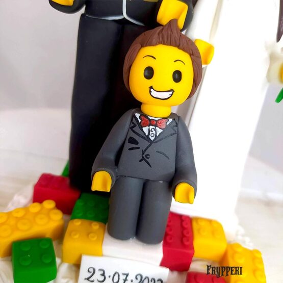 Cake Topper Famiglia Lego Personalizzato