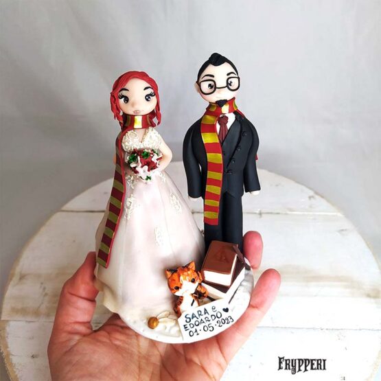 Cake Topper Harry Potter Grifondoro Personalizzato