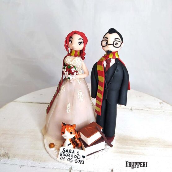 Cake Topper Harry Potter Grifondoro Personalizzato