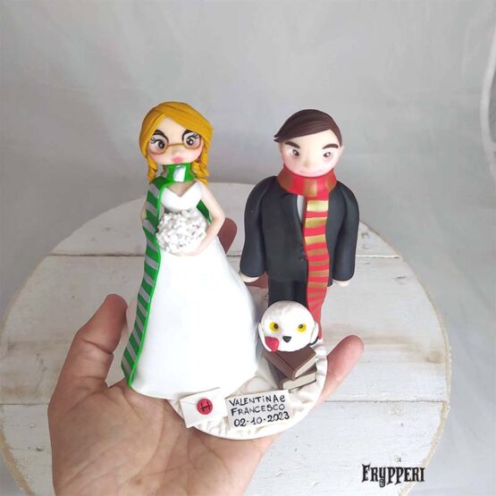 Cake Topper Harry Potter Grifondoro Serpeverde Personalizzato