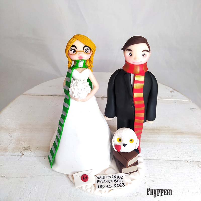 Cake Topper Harry Potter Grifondoro Serpeverde Personalizzato