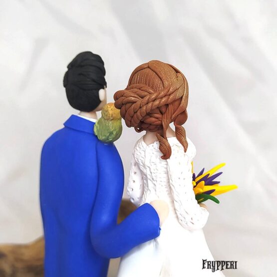 Cake Topper Pappagallo Personalizzato