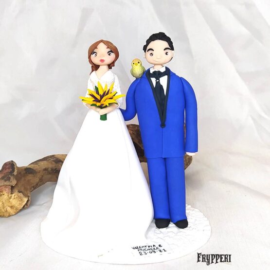 Cake Topper Pappagallo Personalizzato