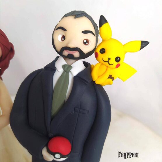 Cake Topper Pikachu Pokemon Personalizzato