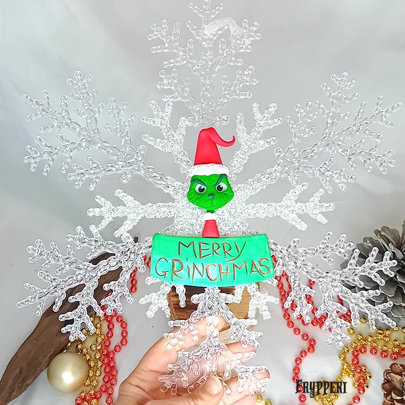 Ghirlanda Cristallo neve Grinch